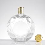 Hot Stamping Square Shape Glass Container Perfume Bottles for Beverage Packaging