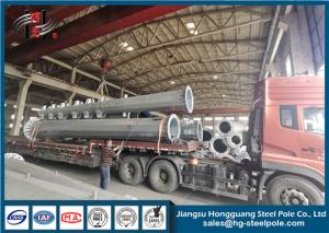 Wholesale ISO 9001 Q345 Electric Hot Dip Galvanized Pole For Transmission Line Q345 10KV from china suppliers
