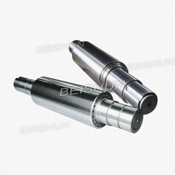 Ductile Iron High Speed Steel Rubber Machine Shaft with Precision Machining Forged Steel Roller