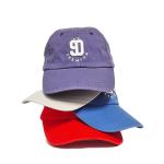 3d Puff Washed Cotton Unstructured Baseball Caps / Metal Buckle Dad Hats