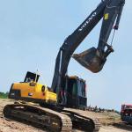 Volvo EC240 Used Crawler Excavator 24 Ton Weight 134KW Second Hand Excavator