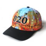 OEM ODM Embroidery Outdoor Baseball Caps 6 Panel For Round Face