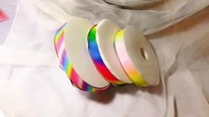 Wholesale durable Rainbow Grosgrain Ribbon fashion design for Holiday Decoration from china suppliers