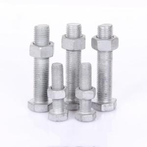 Wholesale High Strength HDG Hex Bolts and Nuts Set for Heavy Duty Construction Length 20mm-300m from china suppliers
