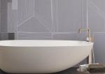 Art Panting Carpet Look Porcelain Tile / Chemical Resistant Digitally Printed