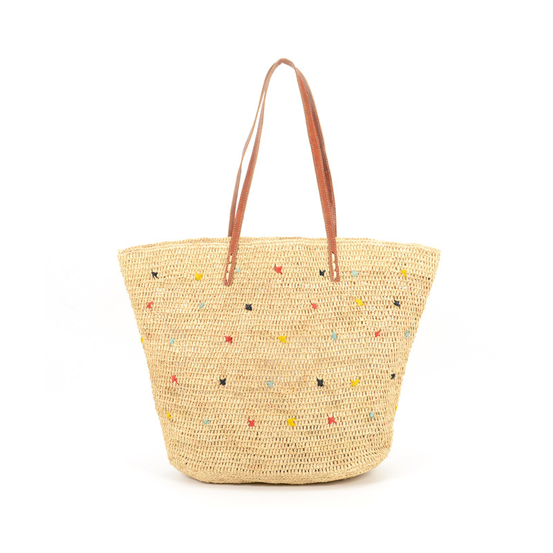 Fresh Summer Lafite Woven Grass Bag One Shoulder Holiday Leisure Beautiful
