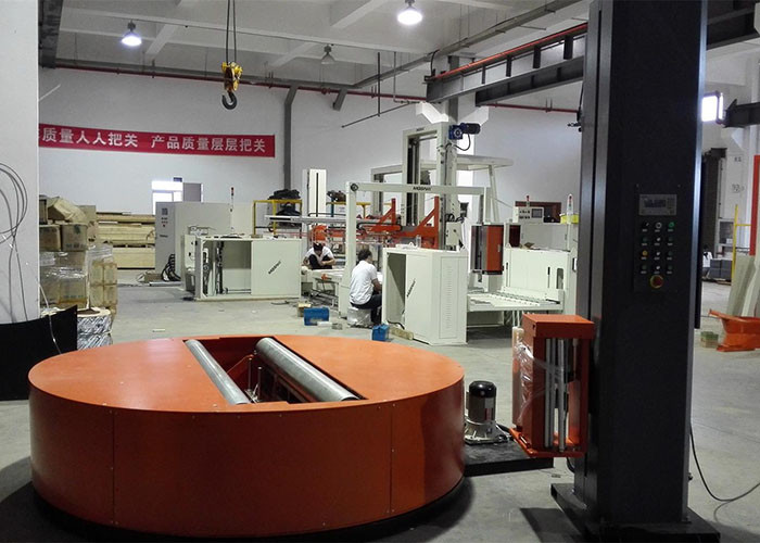 Easy Operation Reel Wrapping Machine Semi Automatic 3.4kw 2950*1800*2582mm