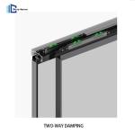 Commercial / Residential Low E Glass Sliding Doors , Folding Sliding Exterior
