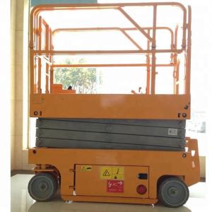 Wholesale Hydraulic Drive Mobile Scissor Lift Manganese Steel Safety Slip - Resistant from china suppliers