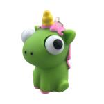 Creative Cartoon PVC Soft Rubber Unicorn Eyes Pop Out Key Chain, Custom Anime