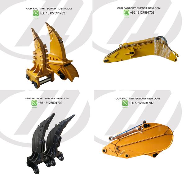 Shortened Heavy Duty Rock Boom Arm With Ripper Stronger Digging Force
