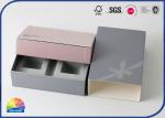 Glittering Bowknot Paper Gift Box 3 Pieces With Tray Present Packaging