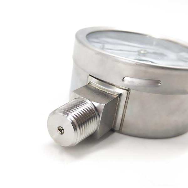 Original 100mm Stainless Steel Manometer Glycerin Filled Pressure Gauge