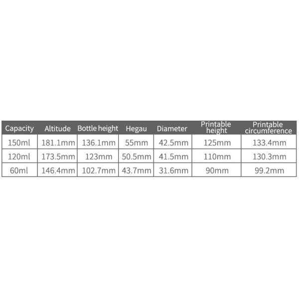 Silk Screen Printing 60ml 120ml 150ml Empty PET Plastic Spray Bottle Toner Body Skincare Fine Mist Cosmetic Bottle