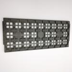 PPE Black ESD Jedec IC Tray High Temperature For LGA Chip Package Type