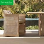 Garden Patio Sun Lounger for Villa Courtyard Outdoor High End Furniture Hotel