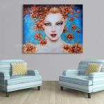 Contemporary Figurative Oil Painting Art Female Portrait Painting Newest Style