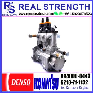 Wholesale DENSO HP0 pump 6218-71-1132 094000-0443 Diesel Fuel Injection Pump Fits for Komatsu SAA6D140E-3 Engine from china suppliers