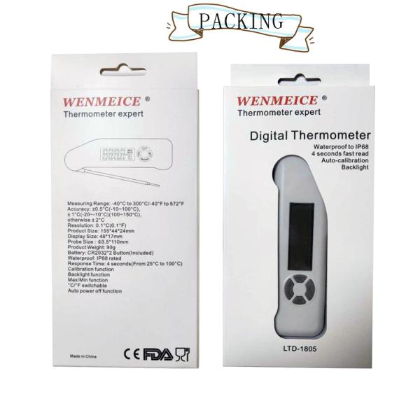 IP68 Digital Milk Thermometer / Instant Read Thermometer With Stainless Probe