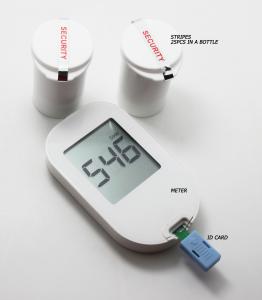 Wholesale High Blood Glucose Meter , Blood Glucose Testing Machine with Test Strips from china suppliers
