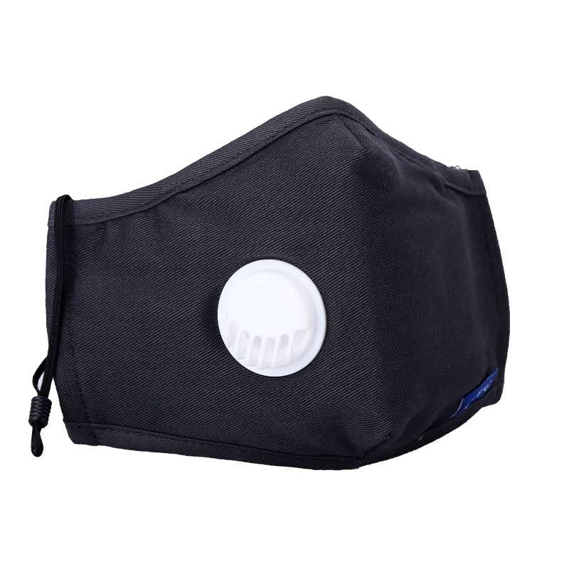 Non Disposable Reusable Woven Fabric Masks With Breathing Valve