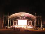 Black Aluminum Spigot Stage Truss 300*300*1m Size For Indoor Show And Events
