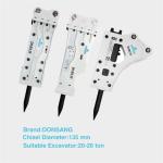 20 Tons 25 Tons Excavator Hydraulic Hammer Breaker 135mm Wide Hydraulic Rock