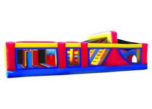 Wholesale Kindergarten Baby Inflatable Obstacle Course Bouncer Digital Printing 30 * 11 * 10ft from china suppliers