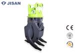 Timber Grab Hydraulic Log Grapple Wide Opening Jaws For 20 Ton Komatsu PC200