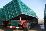 Hydraulic Cylinder Heavy Duty Dump Truck Trailer 3 Axles For Sand Stone