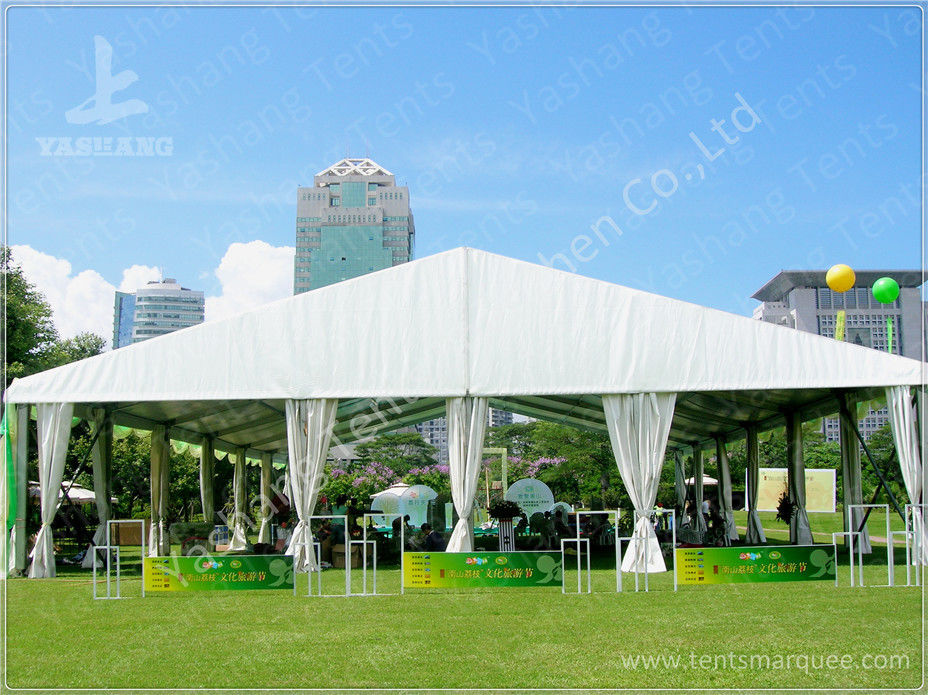 Outdoor German Style High Peak Tent Rentals Aluminum Frame For Audi Car Exhibition