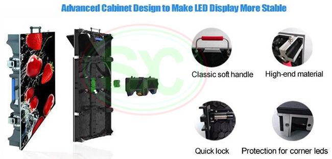 Outdoor Waterproof Stage LED Screens , Led Stage Display Screen Die Cast Aluminum