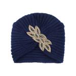 Crystal accessories Knit hat Heavy beaded hat warm woolen hat