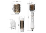 Interchangeable Hair Straightener And Curler Brush 2.5m Power cord