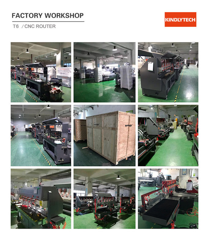 Automatic 9000Watt 3D CNC Wood Router Machine With Servo Motor