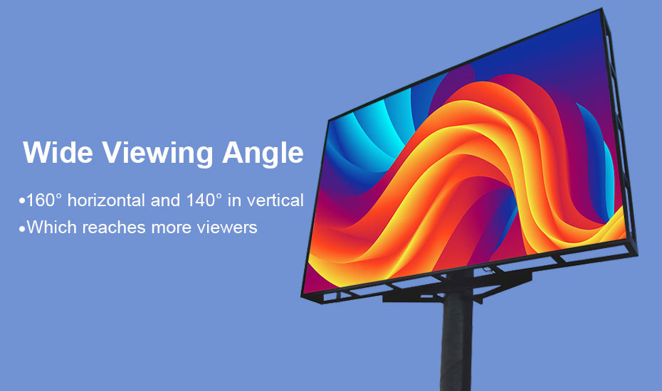 Customized Outdoor Fixed LED Display 6500cd/m2 High Refresh Rate 3840Hz