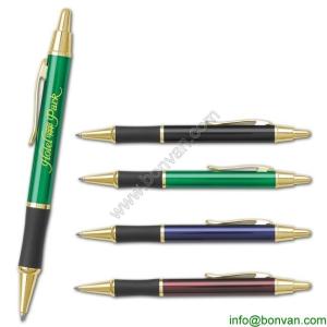 Wholesale silicone grip metal pen,rubber grip metal printed pen from china suppliers