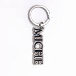 Professional Custom Metal Keychains / Silver Promotional Metal Keyrings