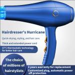 2400W High Speed 130000 Rpm Quick Dry Hair Dryer For Home Hotel Outdoor Travel