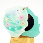 Acrylic Cute Cartoon Makeup Mirror Non Toxic For Promotional Lady Gift