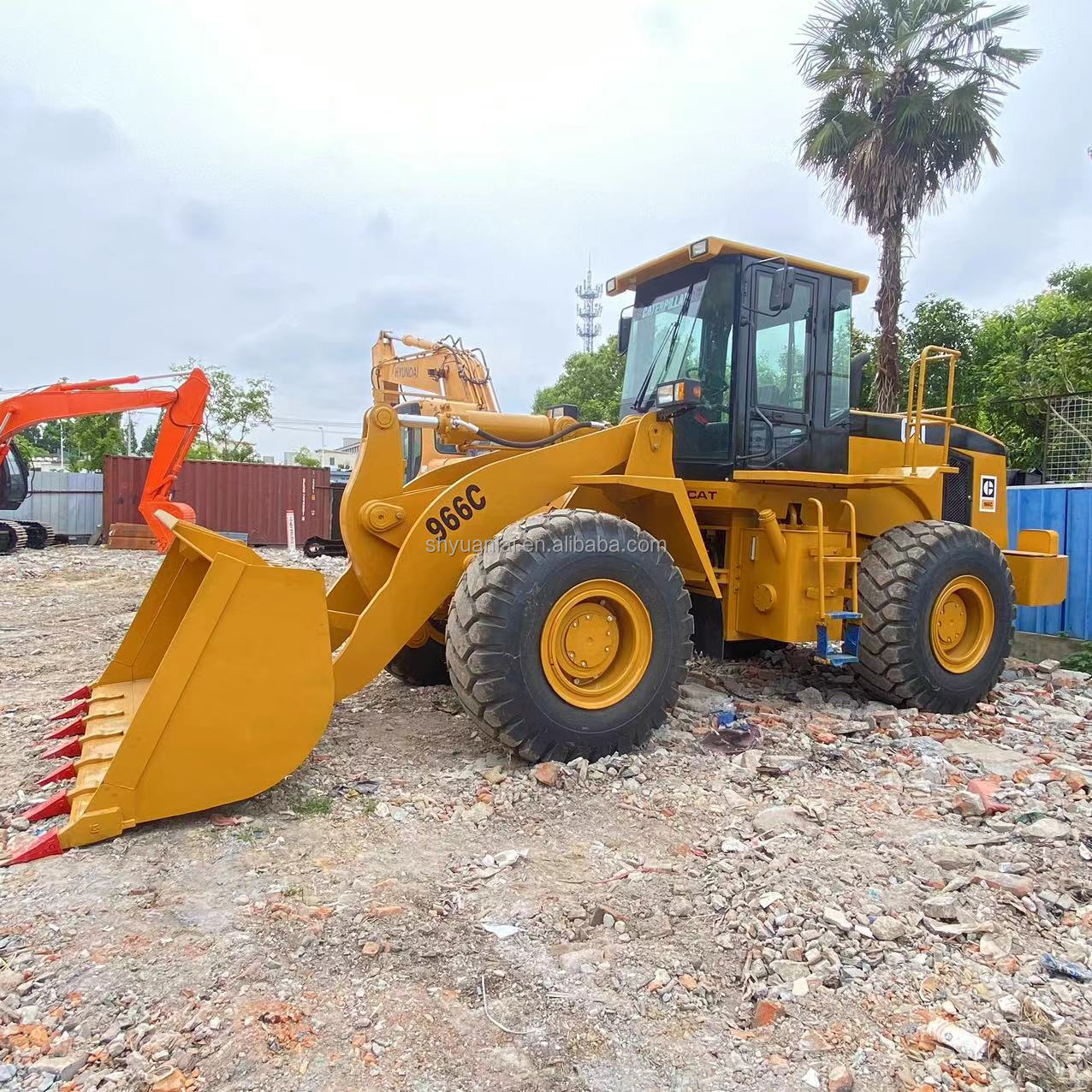 Used Caterpillar 966E 966F 966H 966G Loader With Nabtesco Hydraulic Pump And AC
