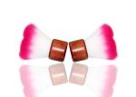 Foundation Kabuki Makeup Brush Pink Flower Synthetic Hair Makeup Brushes