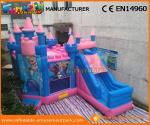 Frozen Combo Commercial Bouncy Castles PVC Tarpaulin Inflatable Jumping House
