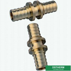 Wholesale Equal Threaded Coupling PEX Brass Fittings Customized Logo from china suppliers