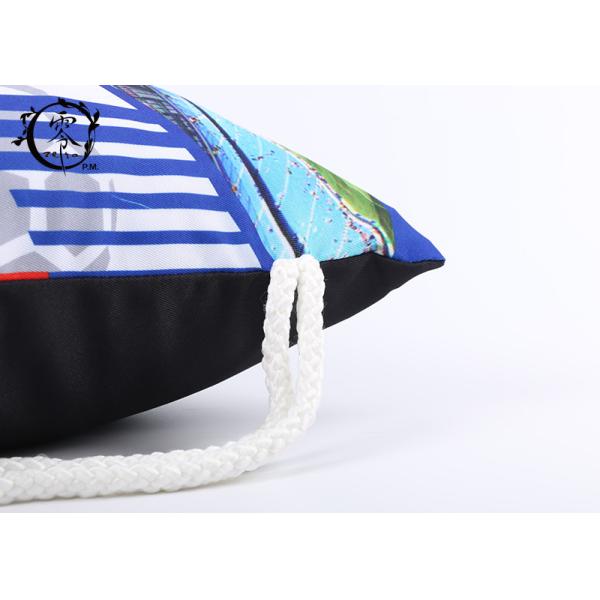Japan Football National Backpack String Bag , Printed Athletic Pull String Bag