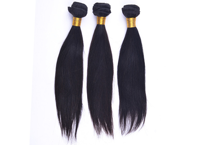 Silky Straight Brazilian Virgin Hair / Malaysian Hair Weave Bundles Kinky Curl Afro Wave