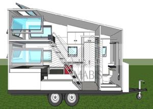 Wholesale Fireproof Material Prefab Mobile Homes , Premade Mobile Homes 50 Years Lifetime from china suppliers