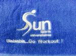 Hot sale blue cotton bath towels for stock pattern sale or logo embroidered