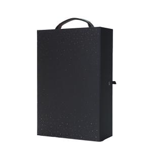 Wholesale 0.30mm Tinplate Leather Wine Box Luxury Champagne Bottle Leather Packaging from china suppliers