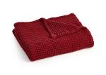 Waffle Weave Cotton Couch Throw Blanket Super Soft Size / Logo Customized